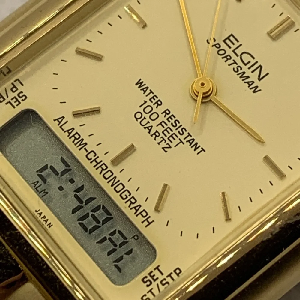 Elgin Sportsman Analog Digital Alarm Chrono Watch - Picture 14 of 15